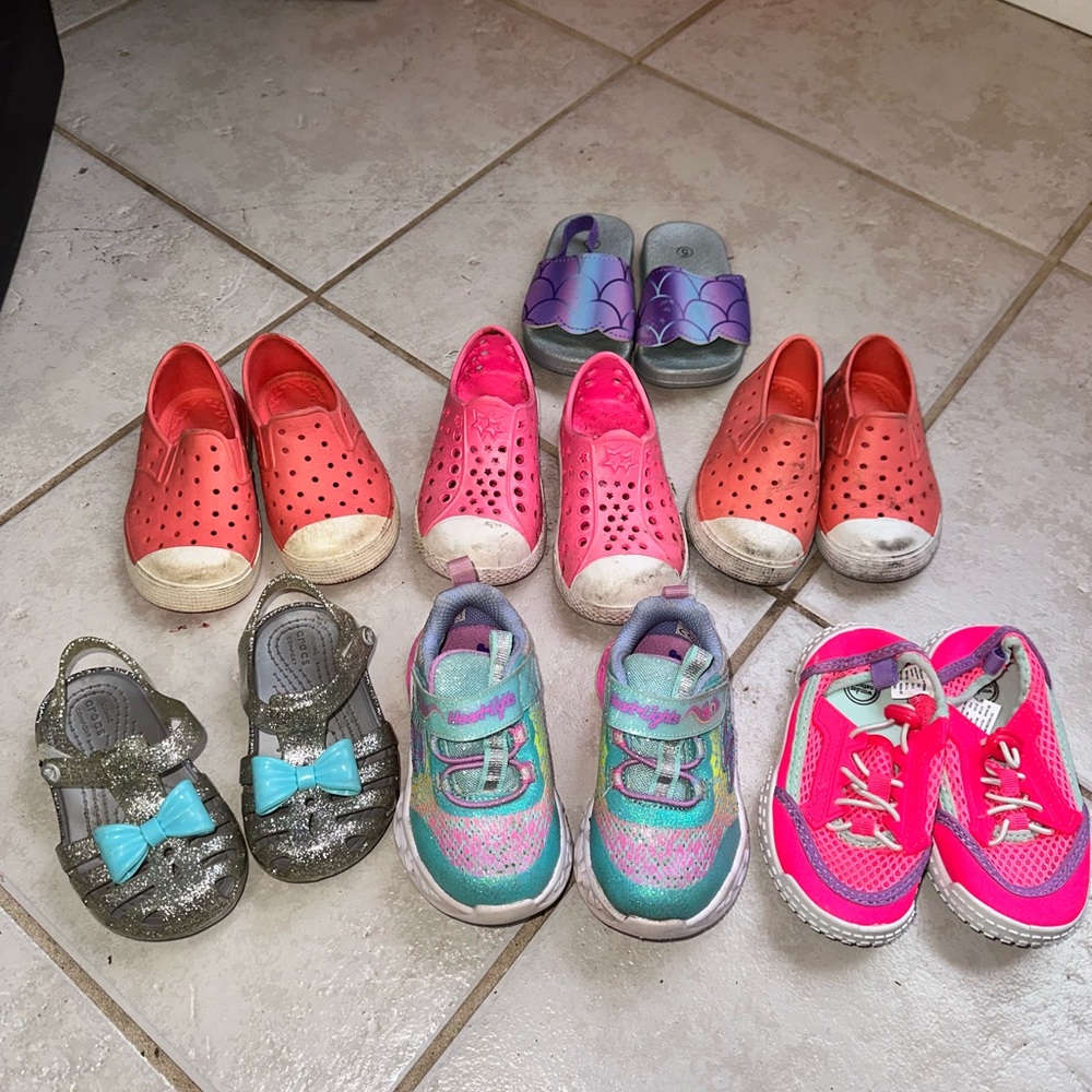 Toddler Girl Size 5 Shoe Bundle